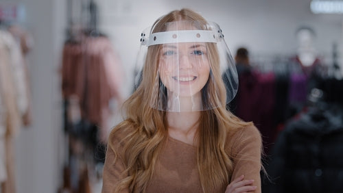 Plastikvisier als Alternative zum Mundschutz?