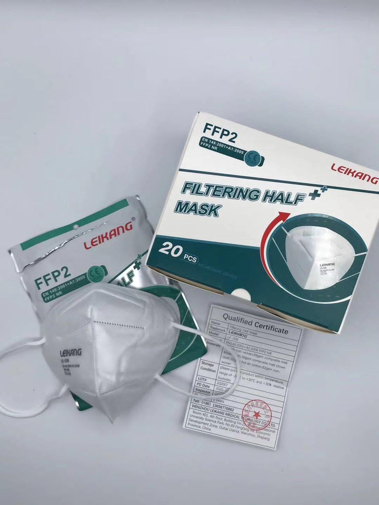 Zertifikate für LEIKANG FFP2 Partikelfiltrierende Atemschutzmaske