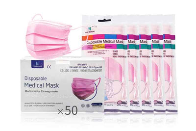 yinhonyuhe-op-masken-medizinisch-erwachsene-rosa