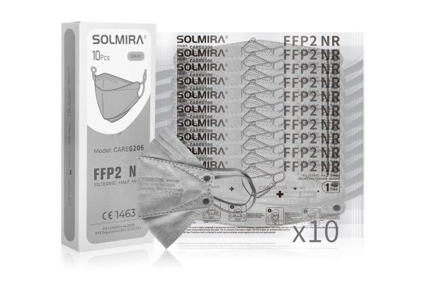 Solmira FFP2 Atemschutzmaske Fischform