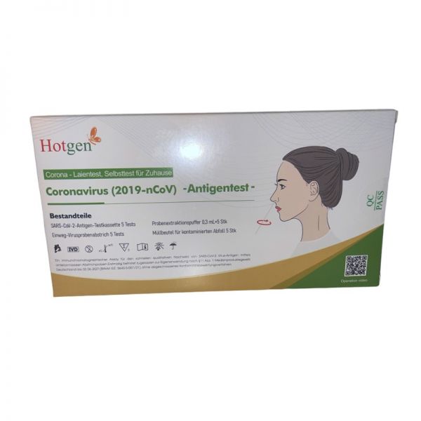 HotGen Laien Schnelltest 5er Packung