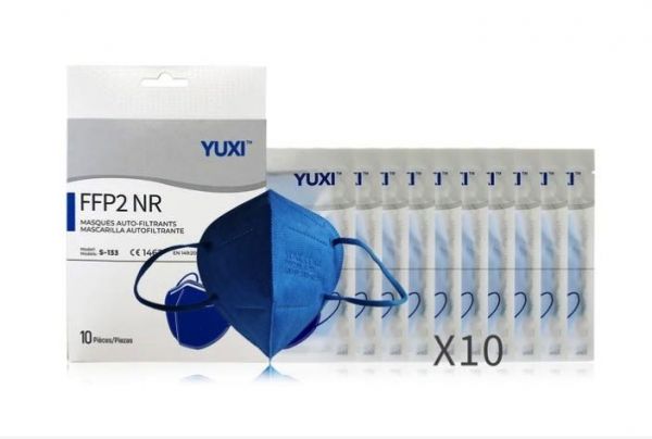 Yuxi Ffp2 Atemschutzmasken mittelblau