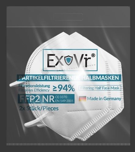 ExoVir FFP2 Atemschutzmaske